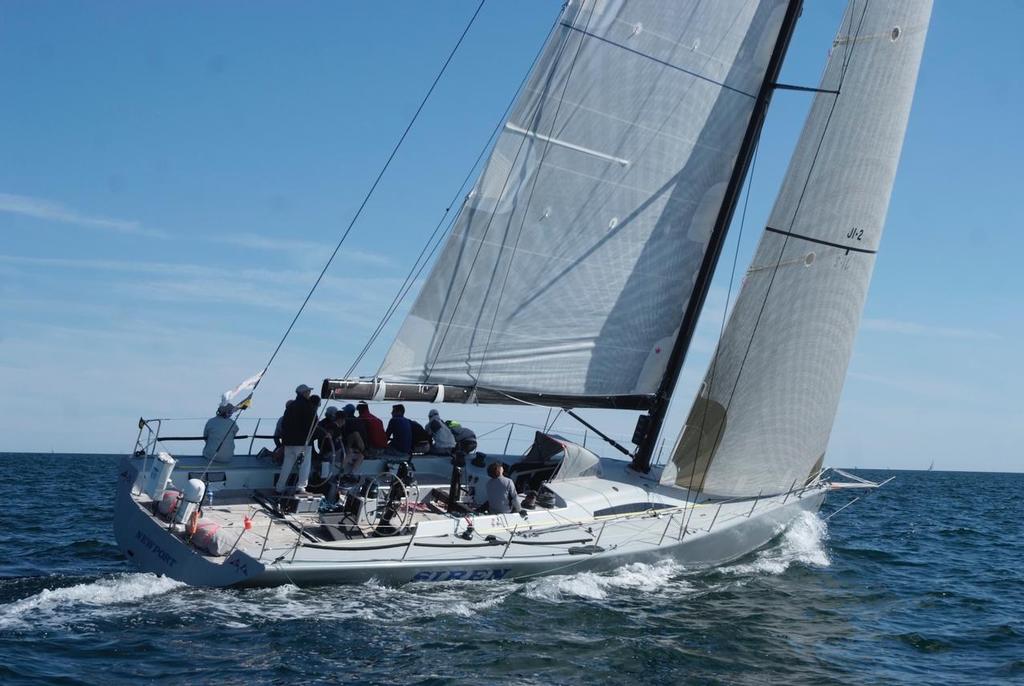 2016 Newport Bermuda Yacht Race start.  SIREN an RP57 skippered by William Hubbard from New York © Barry Pickthall / PPL